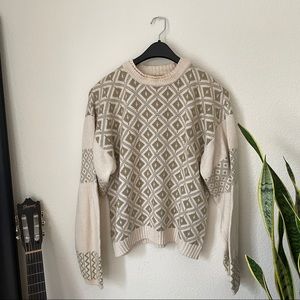 Vintage 80s Cotton Knit Sweater